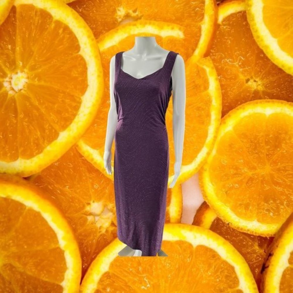 Agb Byer California Dress Purple with‎ Shimmer Size 8P